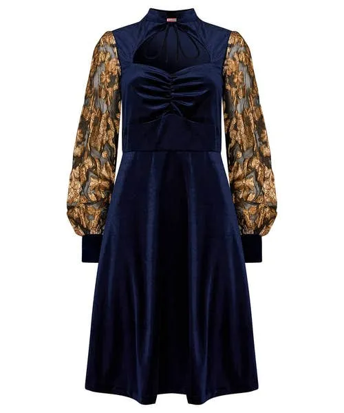 Joebrowns Celeste Stretch Velvet Dress Navy Apparel Dresses Joebrowns Celeste Stretch Velvet Dress Navy Apparel Dresses