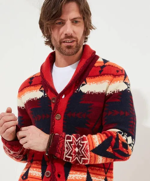 Joebrowns Knitwear Apparel Artisan Cardigan Sunset Joebrowns Knitwear Apparel Artisan Cardigan Sunset