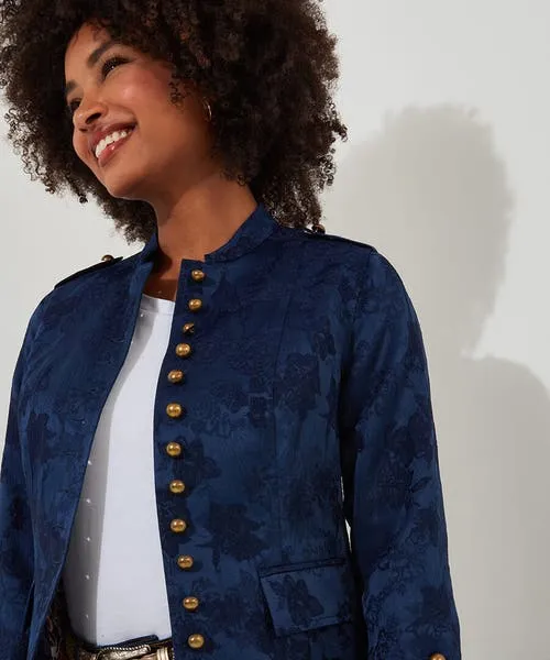 Joebrowns Must Have Military Jacquard Jacket Blue Apparel Coats and Jackets Joebrowns Must Have Military Jacquard Jacket Blue Apparel Coats and Jackets