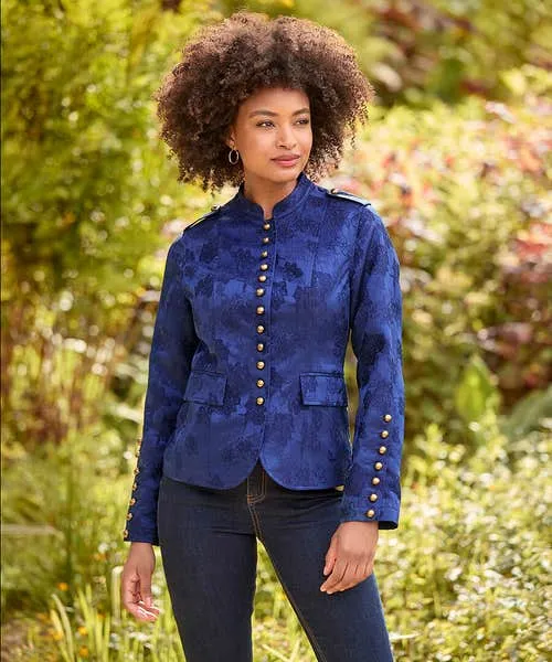 Joebrowns Must Have Military Jacquard Jacket Blue Apparel Coats and Jackets Joebrowns Must Have Military Jacquard Jacket Blue Apparel Coats and Jackets