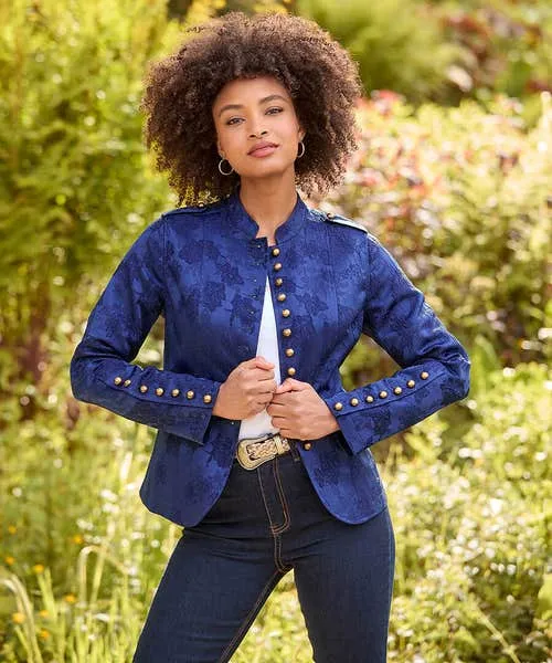 Joebrowns Must Have Military Jacquard Jacket Blue Apparel Coats and Jackets Joebrowns Must Have Military Jacquard Jacket Blue Apparel Coats and Jackets