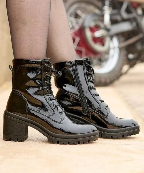 Joebrowns Shoes Sandals and Boots Apparel Go Getter Patent Boots Black Joebrowns Shoes Sandals and Boots Apparel Go Getter Patent Boots Black