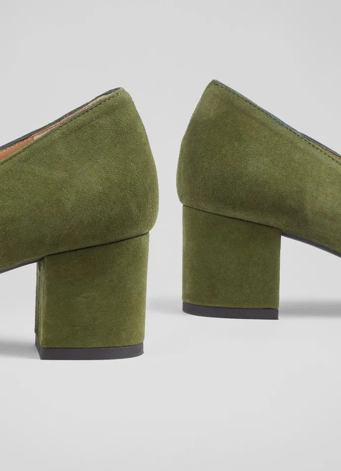 LKBennett Court Shoes Women Clara Khaki Flexi Courts LKBennett Court Shoes Women Clara Khaki Flexi Courts