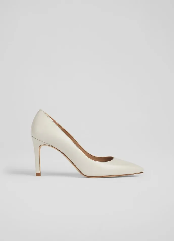 LKBennett Court Shoes Women Floret Nude 1 Leather Pointed Toe Courts LKBennett Court Shoes Women Floret Nude 1 Leather Pointed Toe Courts