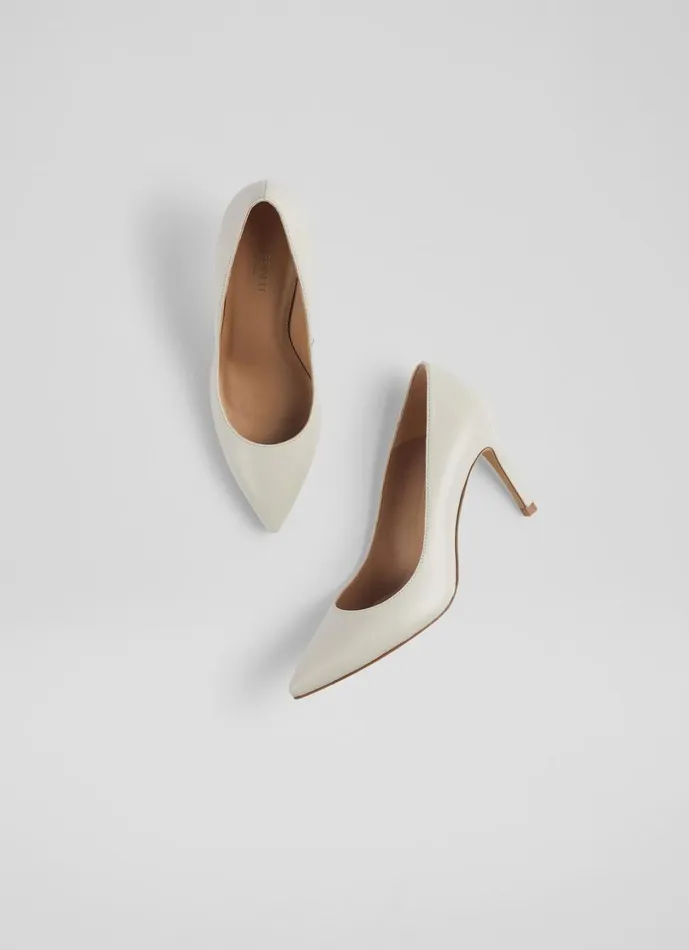 LKBennett Court Shoes Women Floret Nude 1 Leather Pointed Toe Courts LKBennett Court Shoes Women Floret Nude 1 Leather Pointed Toe Courts