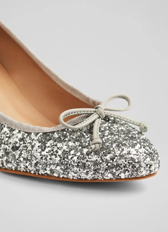 LKBennett Court Shoes Women Juliette Silver High Heel Grosgrain Ballerina Court LKBennett Court Shoes Women Juliette Silver High Heel Grosgrain Ballerina Court