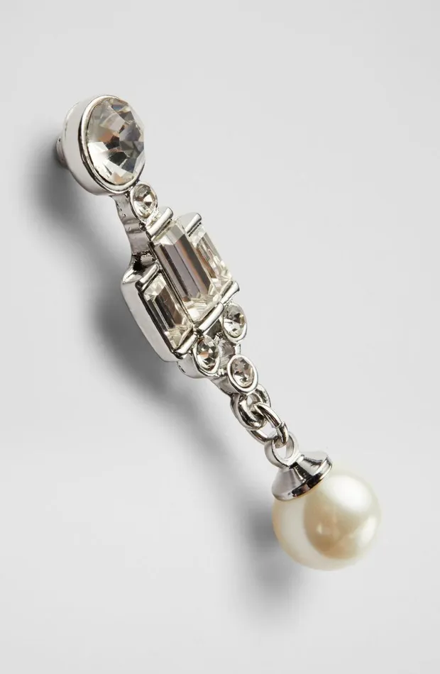 LKBennett Jewellery Women Kiara Crystal And Pearl Art DecoStyle Earrings LKBennett Jewellery Women Kiara Crystal And Pearl Art DecoStyle Earrings