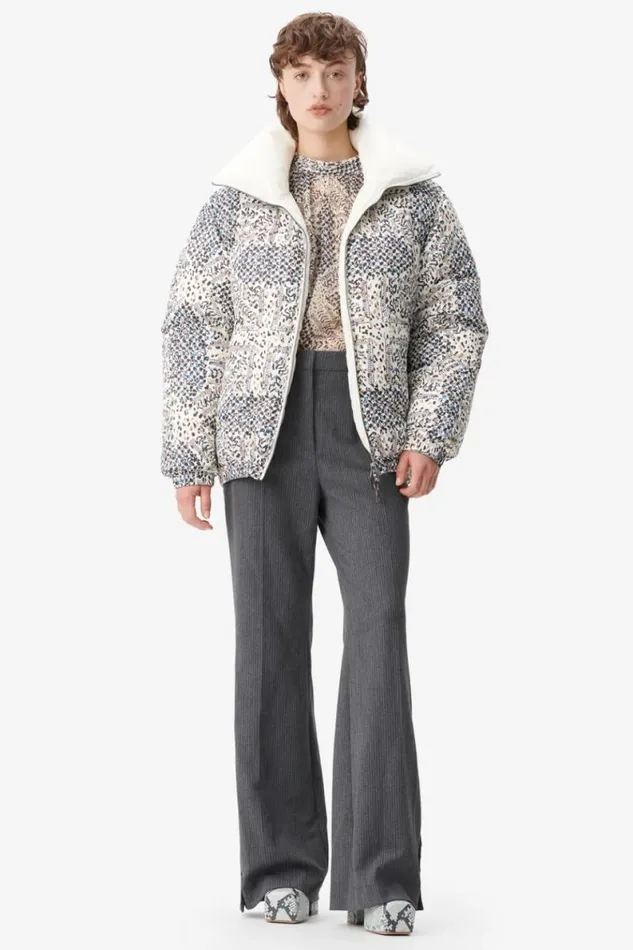 Lala Berlin Coats and Jackets Coat Odelie Polyamide Heritage Star Blue 8211 Women
