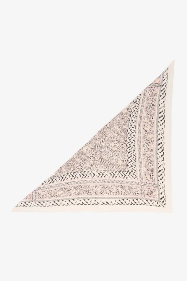 Lala Berlin Scarves and Triangles Triangle Heritage Cashmere String Garden Rose 8211 Women