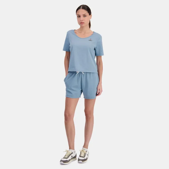 Le Coq Sportif Essentiels Tshirt Femme Faded Denim Women Tshirts Polos Shirts And Tops Le Coq Sportif Essentiels Tshirt Femme Faded Denim Women Tshirts Polos Shirts And Tops