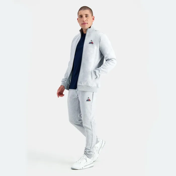 Le Coq Sportif Essentiels ZipUp Sweatshirtshirt Gris Chin Clair Men Sweatshirts Le Coq Sportif Essentiels ZipUp Sweatshirtshirt Gris Chin Clair Men Sweatshirts