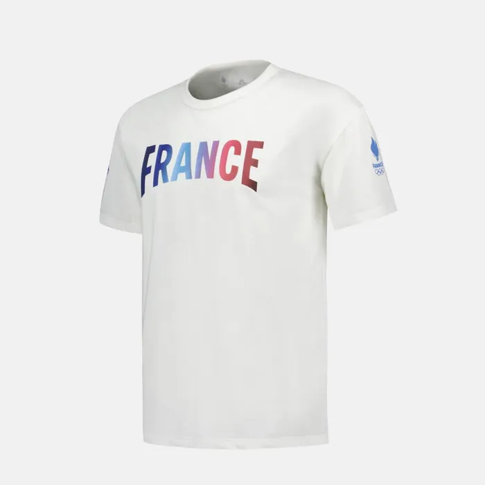 Le Coq Sportif France039s Olympic Team TShirt Marshmallow Men Tshirts And Tops Le Coq Sportif France039s Olympic Team TShirt Marshmallow Men Tshirts And Tops