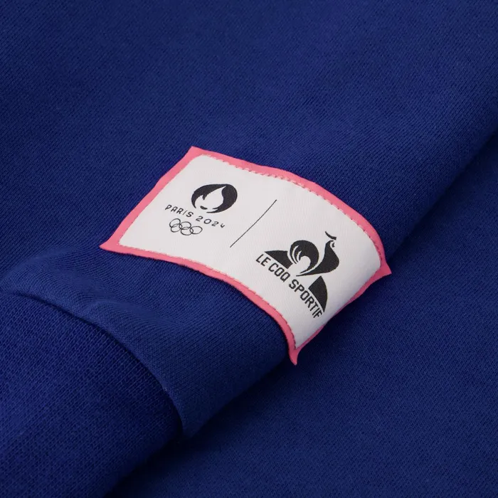 Le Coq Sportif Paris 2024 Hoodie Blue Depths Men Sweatshirts