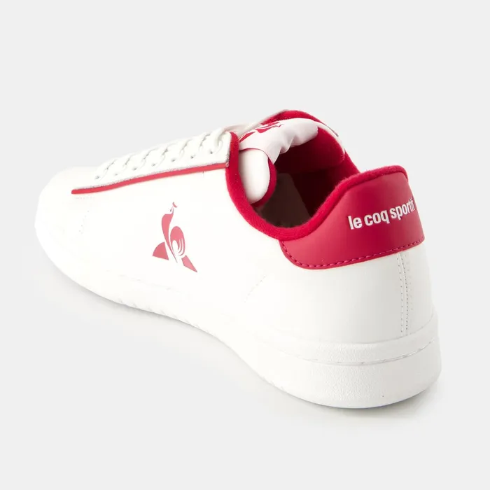 Le Coq Sportif Shoes LCS COURT CLEAN W Optical Whitecerise Women Trainers And Sneakers Le Coq Sportif Shoes LCS COURT CLEAN W Optical Whitecerise Women Trainers And Sneakers