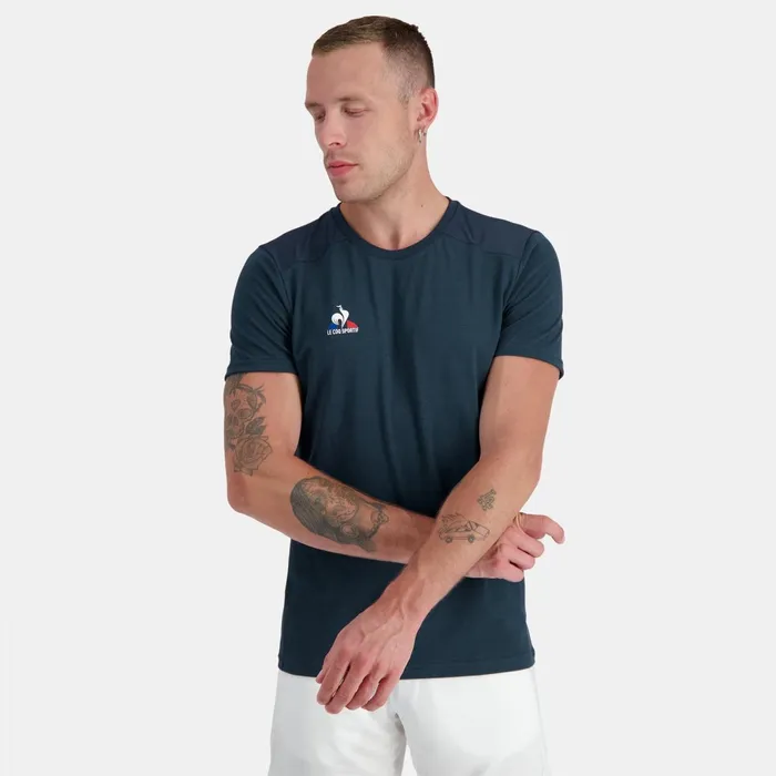 Le Coq Sportif Tennis TShirt Dress Blues Men Tshirts And Tops