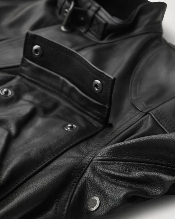 Leather Jackets Men Belstaff Trialmaster Panther Jacket Black Leather Jackets Men Belstaff Trialmaster Panther Jacket Black