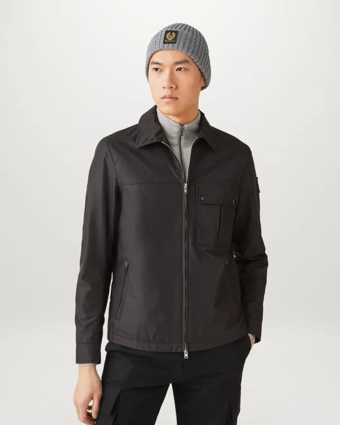 Lightweight Jackets Men Belstaff Drill Overshirt Black Lightweight Jackets Men Belstaff Drill Overshirt Black