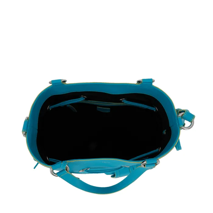 M Bucket Bag Multico Ocean Blue Women Lancel Shoulder Bags M Bucket Bag Multico Ocean Blue Women Lancel Shoulder Bags