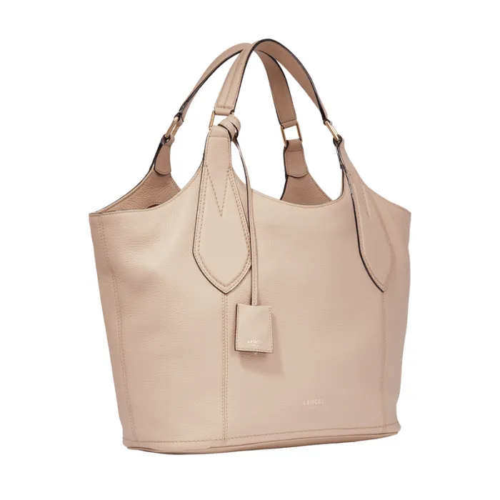 M EW Soft Shopper Cappuccino Women Lancel Shoulder Bags M EW Soft Shopper Cappuccino Women Lancel Shoulder Bags