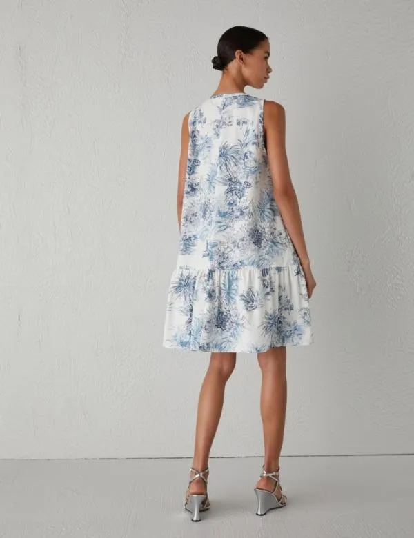 Marella Dresses Women Flounce Dress Ice Marella Dresses Women Flounce Dress Ice