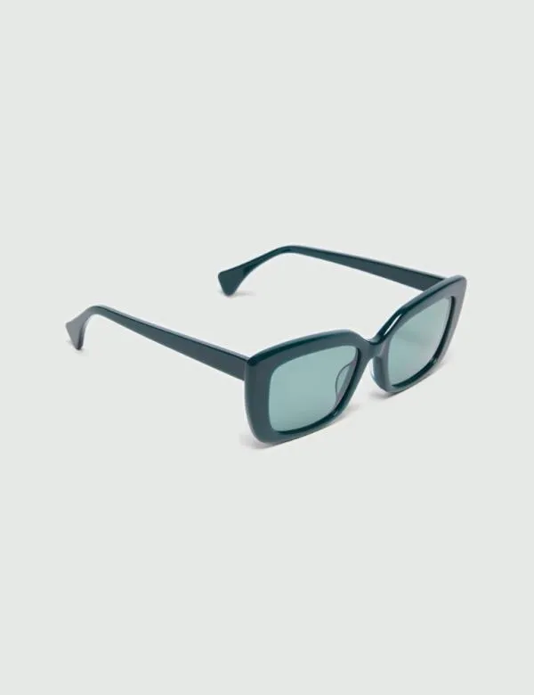Marella Other Accessories Women Acetate Sunglasses Dark Green Marella Other Accessories Women Acetate Sunglasses Dark Green