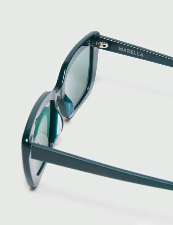 Marella Other Accessories Women Acetate Sunglasses Dark Green Marella Other Accessories Women Acetate Sunglasses Dark Green