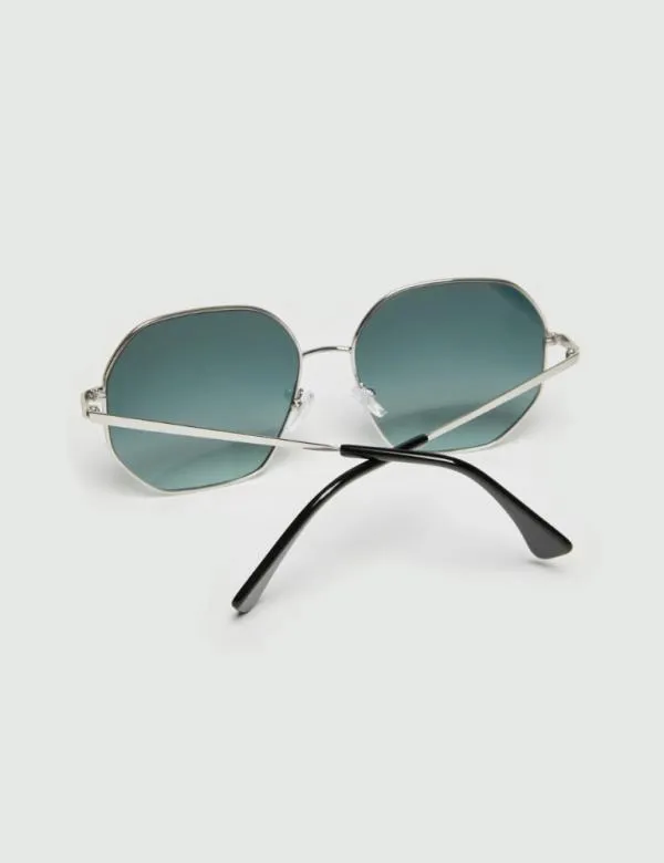 Marella Other Accessories Women Metal Sunglasses Nickel Marella Other Accessories Women Metal Sunglasses Nickel