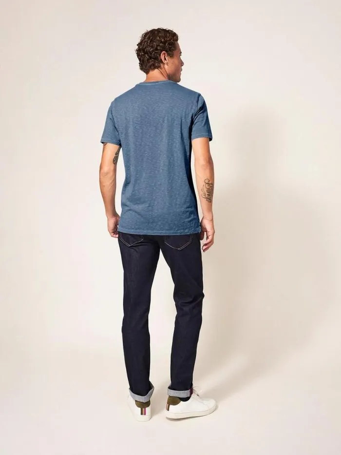Men Abersoch Short Sleeve Tee Mid Blue White Stuff Loungewear Men Abersoch Short Sleeve Tee Mid Blue White Stuff Loungewear