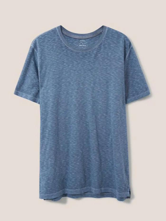 Men Abersoch Short Sleeve Tee Mid Blue White Stuff Loungewear Men Abersoch Short Sleeve Tee Mid Blue White Stuff Loungewear