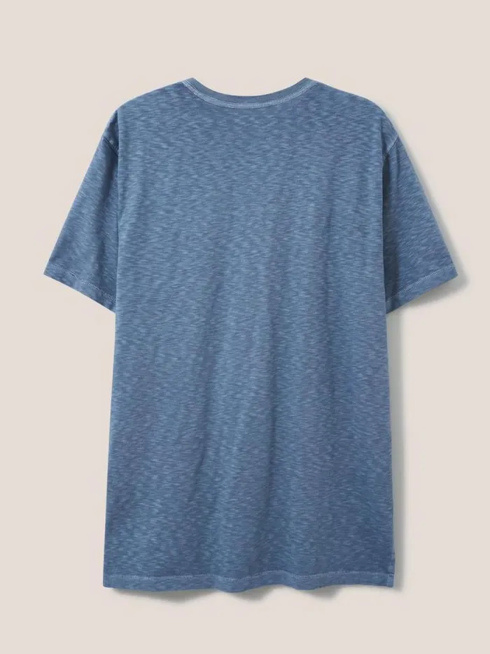 Men Abersoch Short Sleeve Tee Mid Blue White Stuff Loungewear Men Abersoch Short Sleeve Tee Mid Blue White Stuff Loungewear