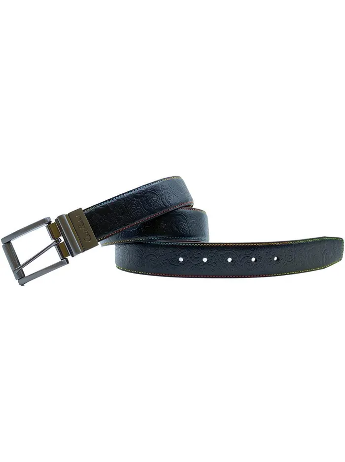 Men Belts and Hats Robert Graham BATTLESTAR REVERSIBLE BELT Black