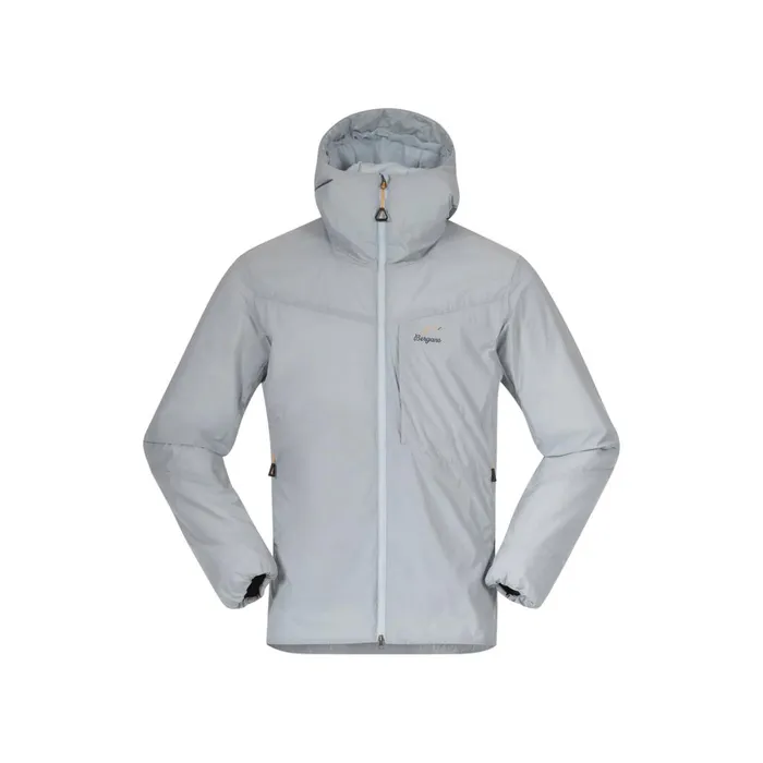 Men Bergans Of Norway Softshell Jackets Y Mountainline Insulated Windbreaker Jacket Pearl Grey