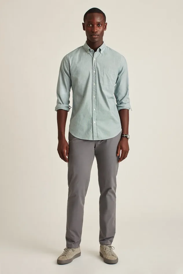 Men Bonobos Casual Shirts Stretch Everyday Shirt Bonobos Cotton Button Down Shirt Night Aqua End On End Men Bonobos Casual Shirts Stretch Everyday Shirt Bonobos Cotton Button Down Shirt Night Aqua End On End