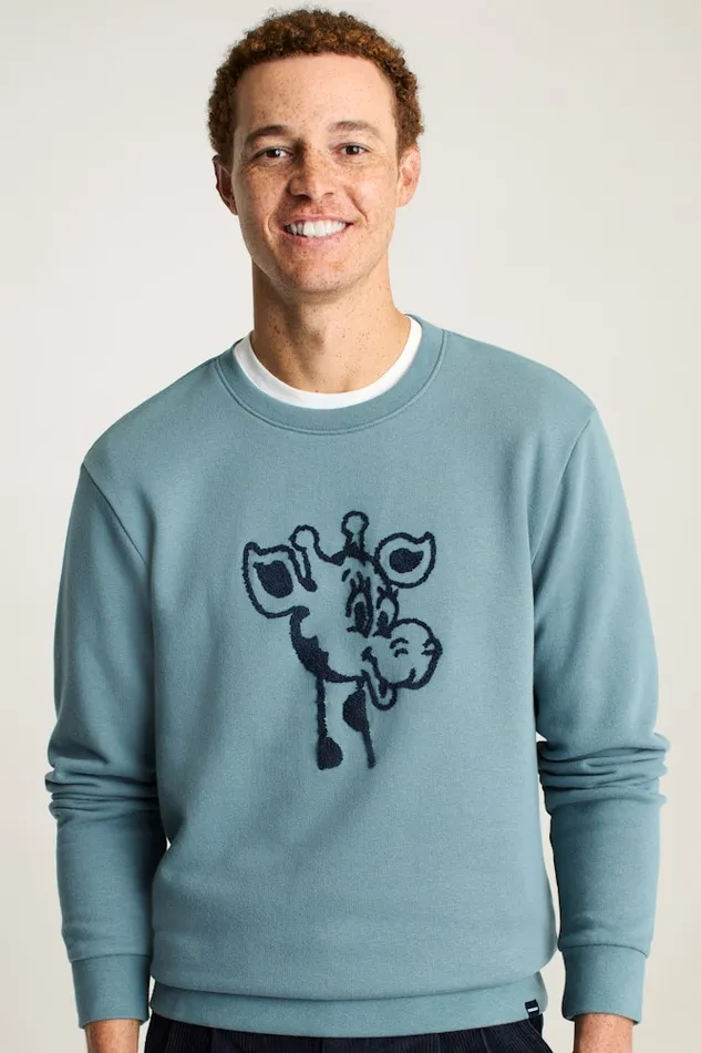 Men Bonobos Crew and VNeck Sweaters Geoffrey Supersoft Crew Kazoo Blue Men Bonobos Crew and VNeck Sweaters Geoffrey Supersoft Crew Kazoo Blue