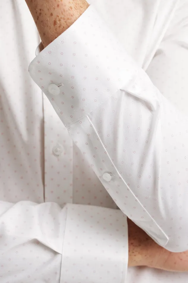 Men Bonobos Formal Dress Shirts Easy WrinkleResistant Bonobos Weekday Warrior Dress Shirt Pink Dotted Dots