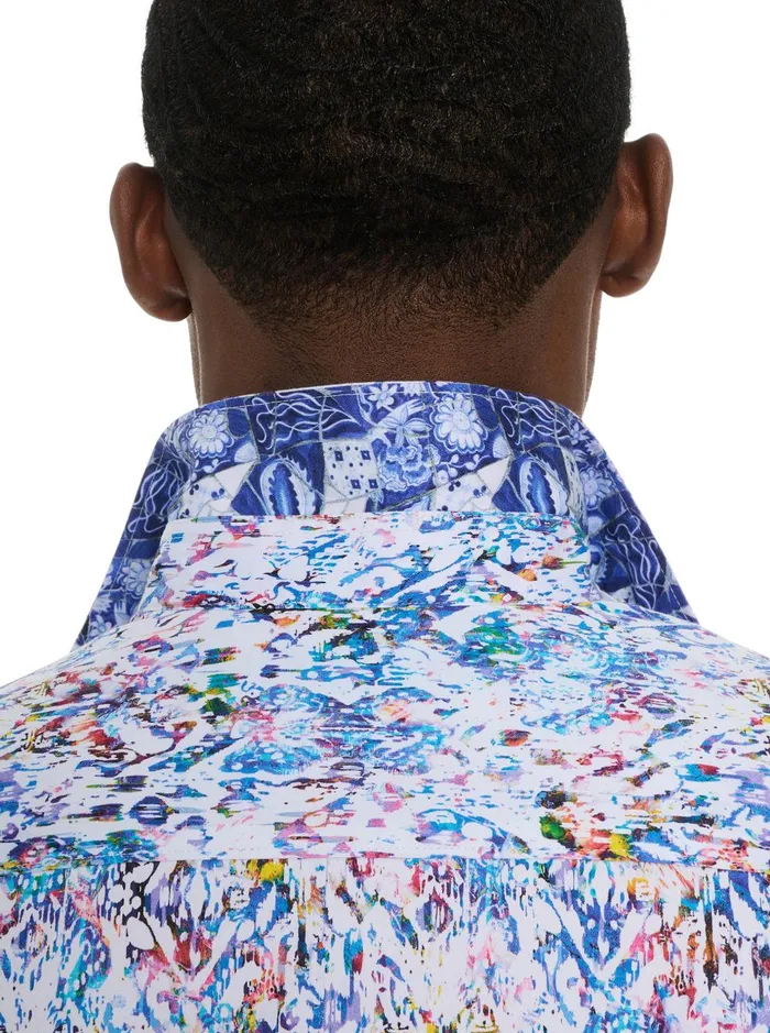 Men Long Sleeve Button Down Shirts Robert Graham BITRA LONG SLEEVE BUTTON DOWN SHIRT Classic