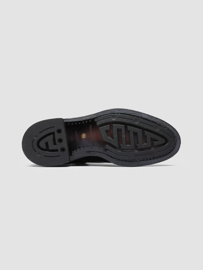 Men Officine Creative Footwear TEMPLE 004 Black Leather Ankle Boots Men Officine Creative Footwear TEMPLE 004 Black Leather Ankle Boots