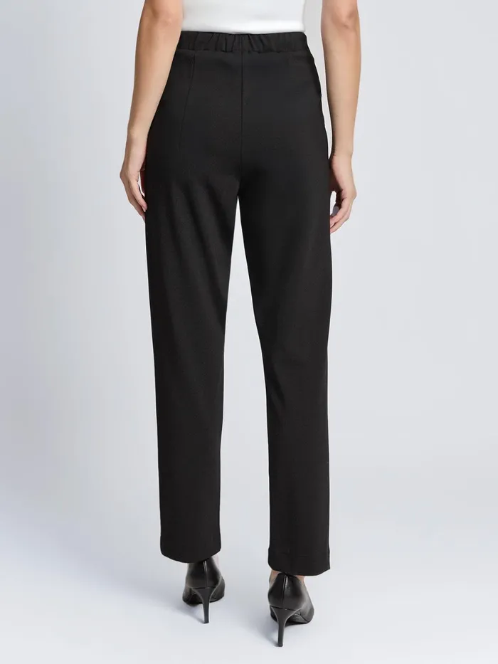 Misook Ponte Straight Leg Pant Women Pants and Shorts