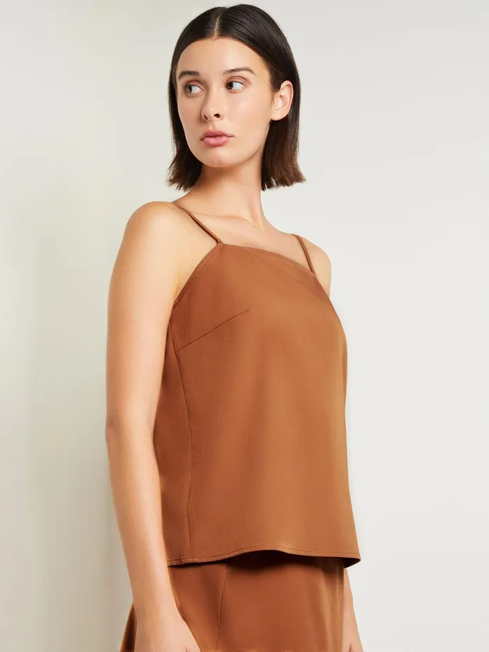Misook Square Neck Cami 8211 Woven Twill Women Tops and Tees Misook Square Neck Cami 8211 Woven Twill Women Tops and Tees