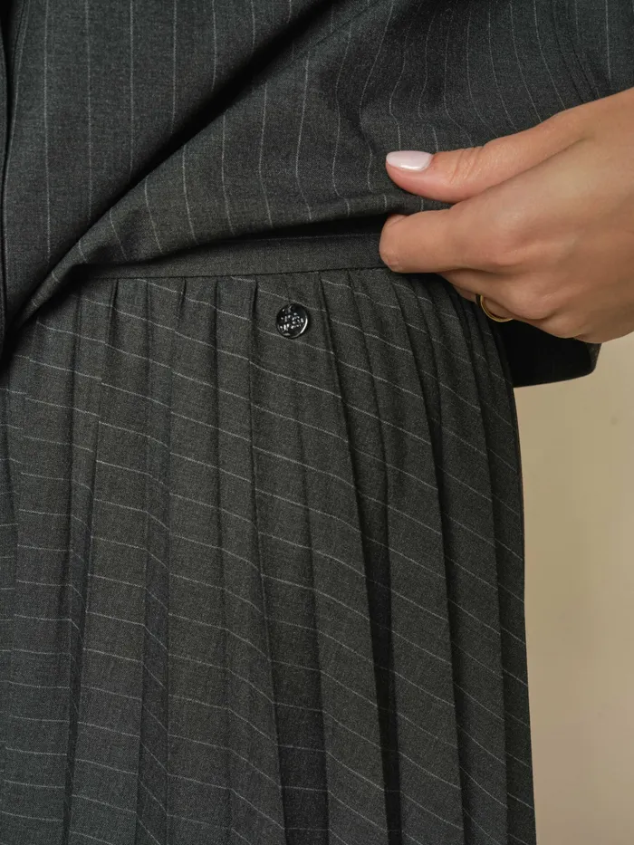MOS MOSH Skirts Women MMVero Lucelle Skirt Phantom MOS MOSH Skirts Women MMVero Lucelle Skirt Phantom