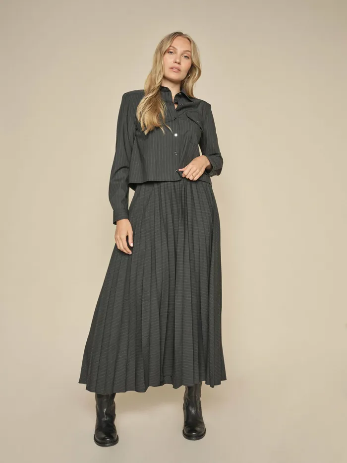 MOS MOSH Skirts Women MMVero Lucelle Skirt Phantom MOS MOSH Skirts Women MMVero Lucelle Skirt Phantom
