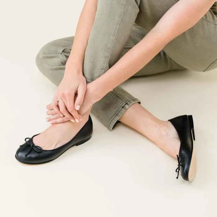 Nisolo Flats and Slip Ons Women Bea GoTo Ballet Flat Black Nisolo Flats and Slip Ons Women Bea GoTo Ballet Flat Black