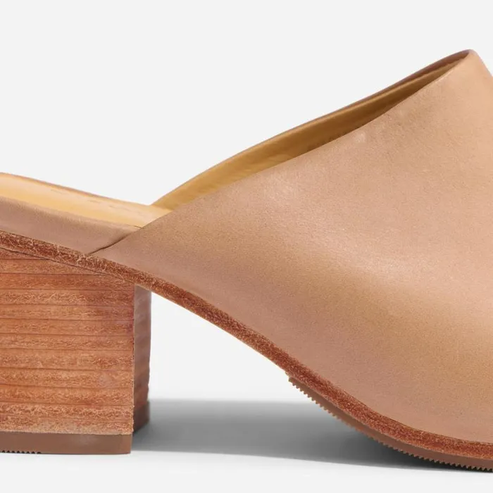 Nisolo Heels Women AllDay Heeled Mule Almond