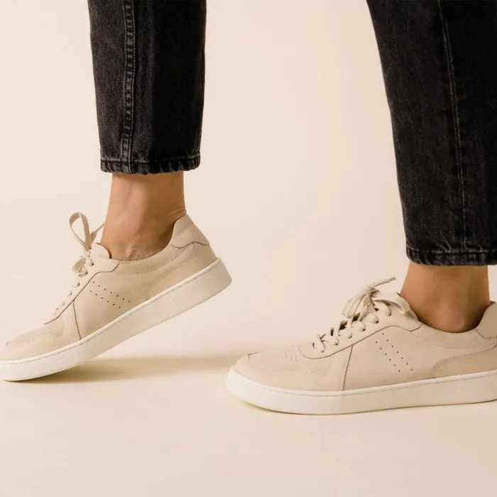 Nisolo Sneakers Women Bria GoTo Court Sneaker Bone Nisolo Sneakers Women Bria GoTo Court Sneaker Bone