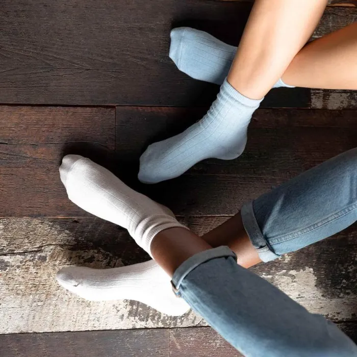 Nisolo Socks Men Cushion Crew Hiker Sock Charcoal Colorblock Nisolo Socks Men Cushion Crew Hiker Sock Charcoal Colorblock