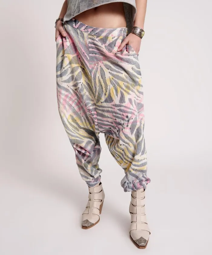 One Teaspoon Bottoms PALM ISLAND DRIFTER HAREM PANTS 8211 Women One Teaspoon Bottoms PALM ISLAND DRIFTER HAREM PANTS 8211 Women