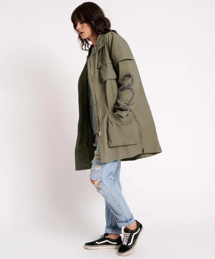One Teaspoon Jackets CARGO THROWOVER JACKET 8211 Women One Teaspoon Jackets CARGO THROWOVER JACKET 8211 Women