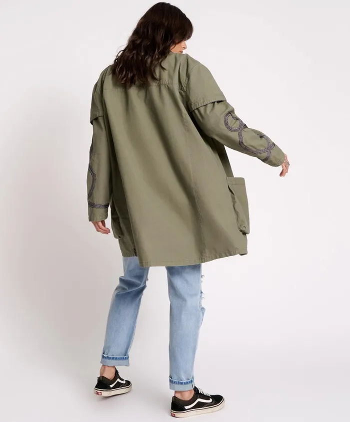 One Teaspoon Jackets CARGO THROWOVER JACKET 8211 Women One Teaspoon Jackets CARGO THROWOVER JACKET 8211 Women