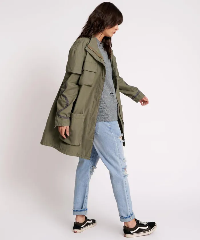 One Teaspoon Jackets CARGO THROWOVER JACKET 8211 Women One Teaspoon Jackets CARGO THROWOVER JACKET 8211 Women