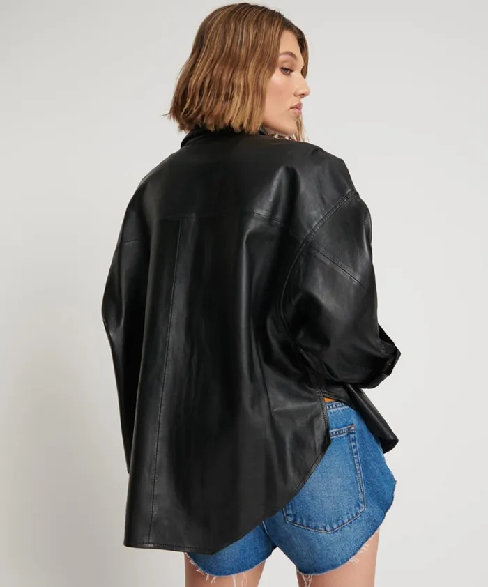 One Teaspoon Shirts LAST KISS LEATHER DARIA SHACKET 8211 Women One Teaspoon Shirts LAST KISS LEATHER DARIA SHACKET 8211 Women